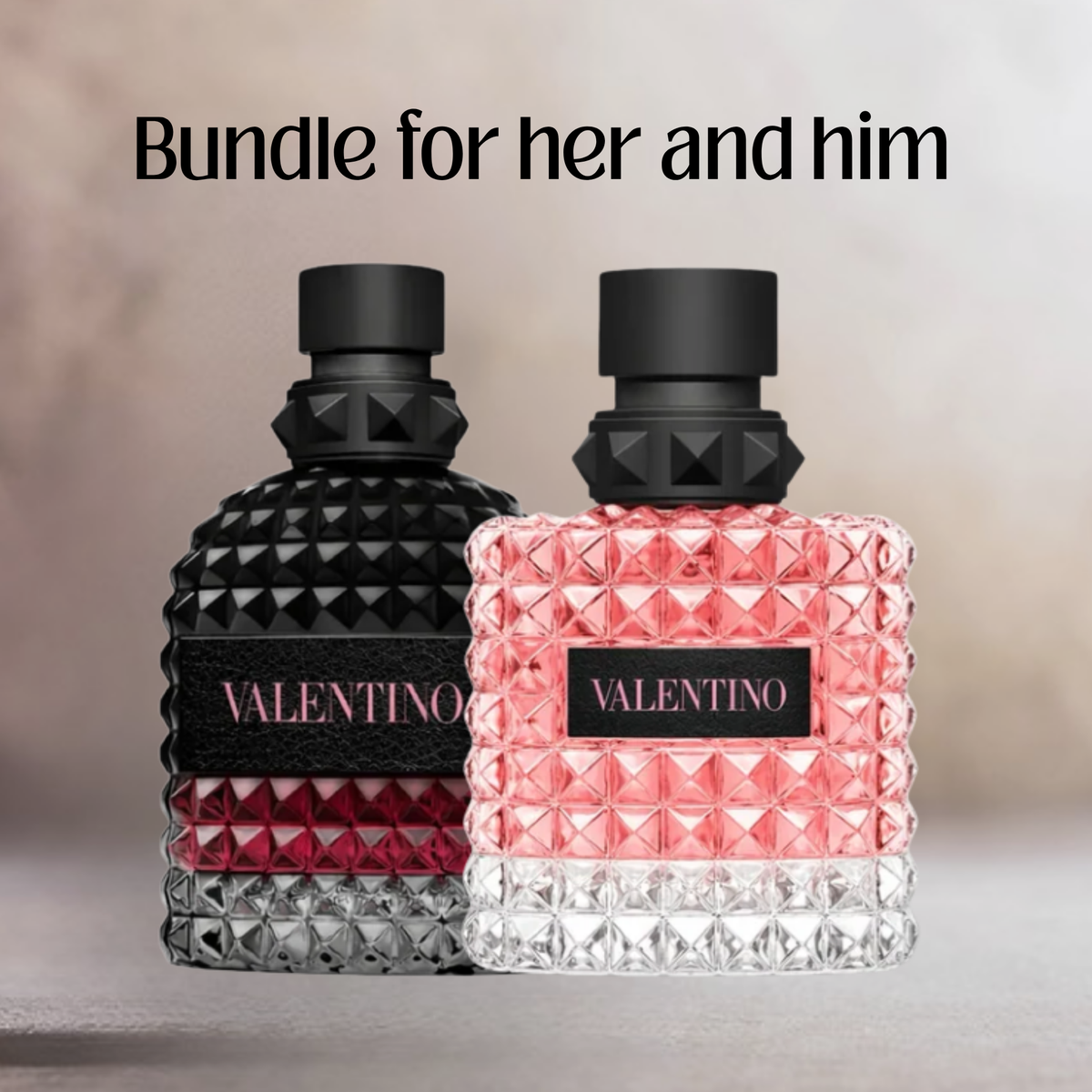 Bundle for her and him. Valentino Donna and Valentino Uomo